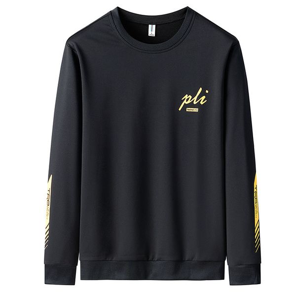 

мужская дизайнерская мужская дизайнерская толстовка повседневная круглая шея печать пуловер свитер с длинным рукавом сезон прилив брендовая, Black