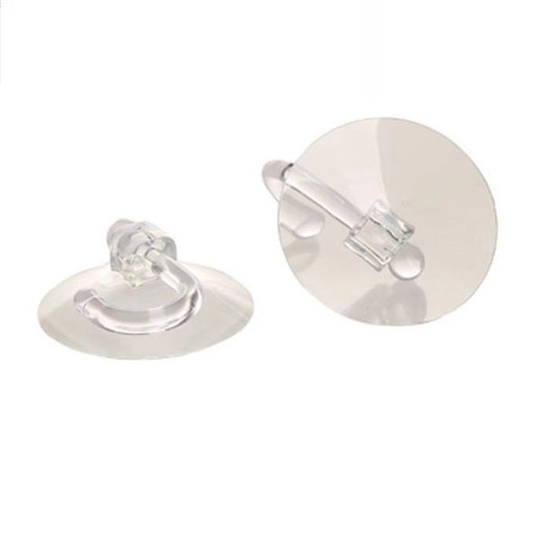 

wholesale 5 pcs 45mm transparent removable bathroom kitchen wall strong suction cup hook vacuum sucker