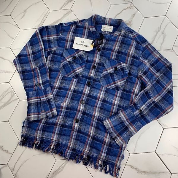 

gaorl's new blue check wash makes old frilled vintage shirts and blouses for gl greg lauren men and women, White;black