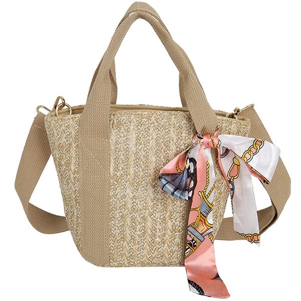 

women's scarf beach bag vacation beach woven shoulder bag shoulder messenger handbag