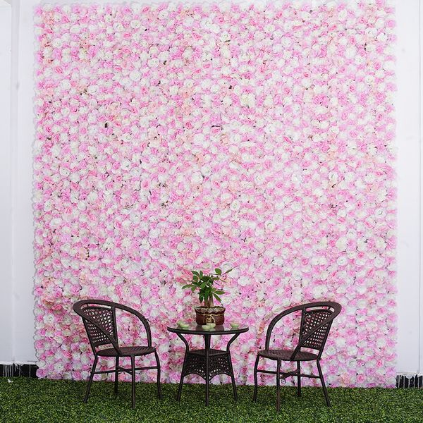 

artificial rose hydrangea flower wall panels wedding venue background decor