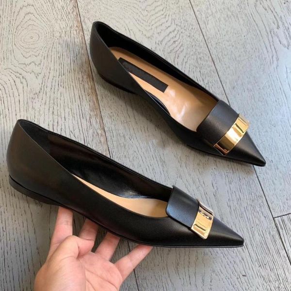 

loafers women flats laides shoes patent leather female shoes pointed chaussures femme leather zapatos de mujer scarpe donna, Black