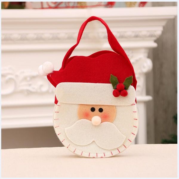 

new christmas gift candy bag non-woven christmas apple gift bag creative cute new