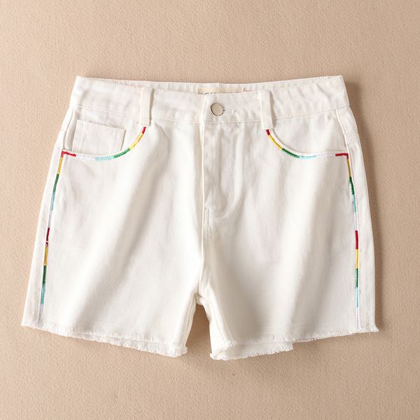 

casual high waist shorts women summer tie up zipper white shorts bottom 2018 beach streetwear femme, White;black