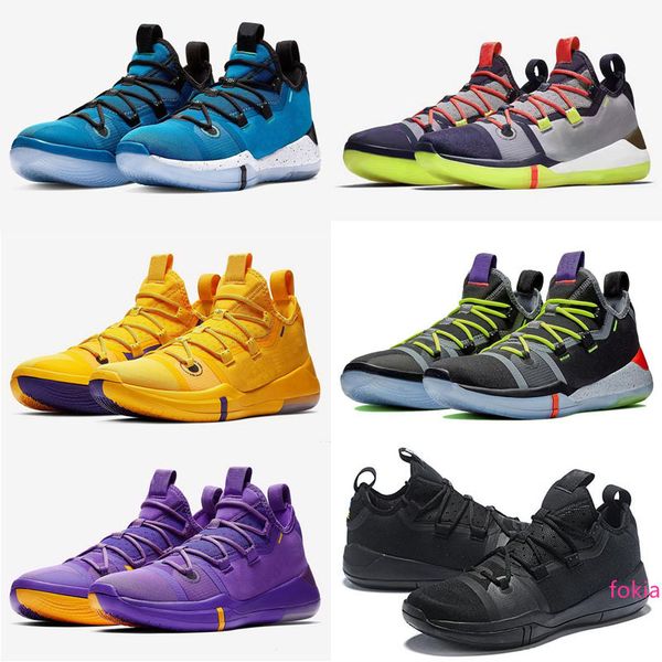 

new mamba day ad exodus derozan black silver purple pink basketball shoes mamba day a.d. mens sports sneakers size 7-12