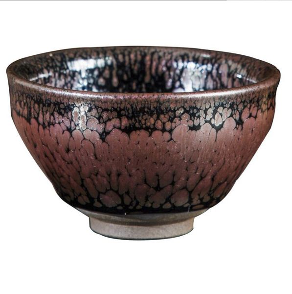 

jian cup ceramic kiln change manual mineral glaze master single cup ceramic oil drop cup tea bowl