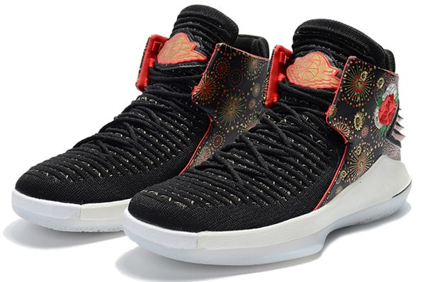 

new 32 xxxii cny 2018 chinese new year men basketball shoes j32 pf mvp black cement red russ russell westbrook gold mens sneakers