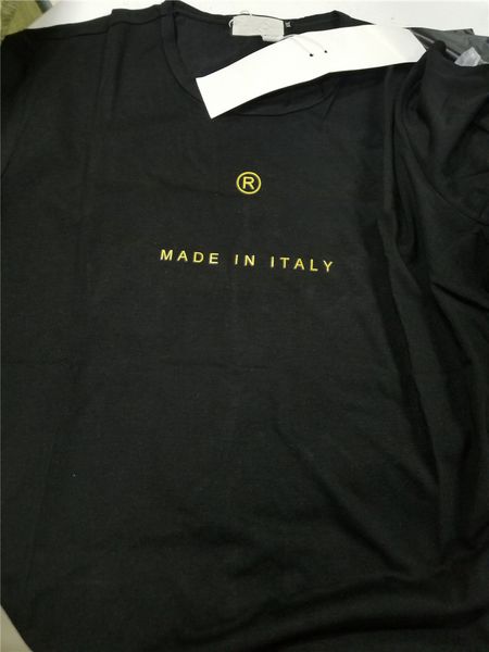 

мужская дизайнерская футболка летний бренд причинно-следственные топы тройники мужская мода новый короткий рукав письма печати роскошная пар, White;black