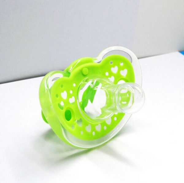 

newborn kids baby orthodontic dummy pacifier silicone teat nipple soother