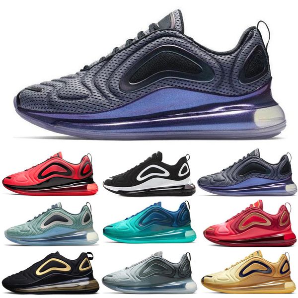 Compre 2019 Nike Air Max 720 Zapatos Nuevos Zapatos Acolchados Para Hombre,  Mujer, Neón, Triple, Negro, Carbono, Gris, Al Atardecer, Metalizado,  Plateado, Chaussures, Zapatos Para Correr A $74.38 Del Shoesmen350women |  DHgate.Com