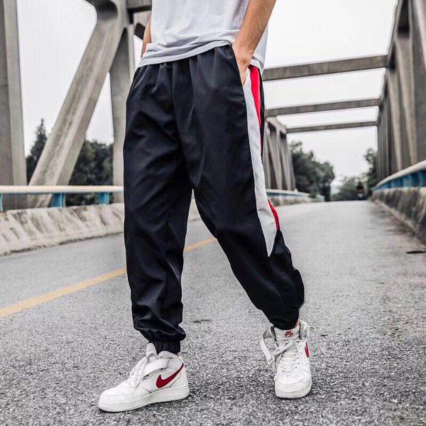 

конструктор мужских брюки марка активная повседневные мужчин женщина спорт jogger брюки мужской марка спорт два цвета брюки m-3xl горячей пр, Black