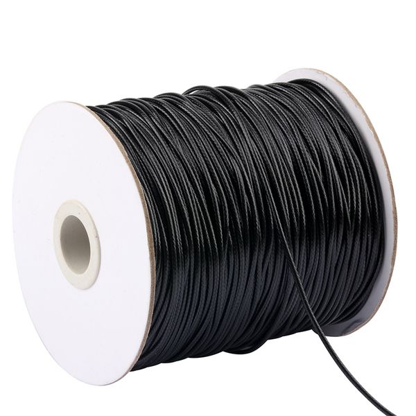 

2mm black white waxed cord 10 meters/lot waxed thread cord string strap necklace rope for jewelry making