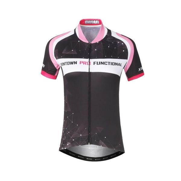 

racing sets cycling clothing summer women bicycle short sleeves moisture absorption and perspiration breathable clothes, Black;blue