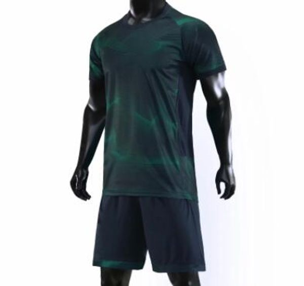Malha desempenho personalizado uniformes de futebol kits dos homens Top Training Esportes Futebol Jersey Define Jerseys Com Shorts Futebol desgaste personalizado Wear