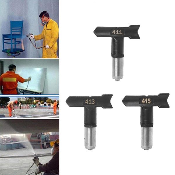 

black airless spray gun tips tungsten steel paint sprayer seal nozzle spraying machine gun head for paint sprayer nozzle