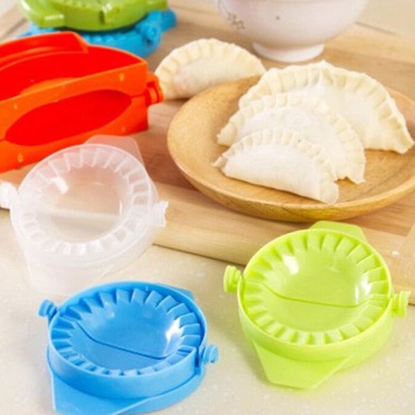 DIY Knödel Jiaozi Maker Werkzeug Teig Presse Knödel Pie Ravioli Form Clips Küche Gadgets Zubehör2263