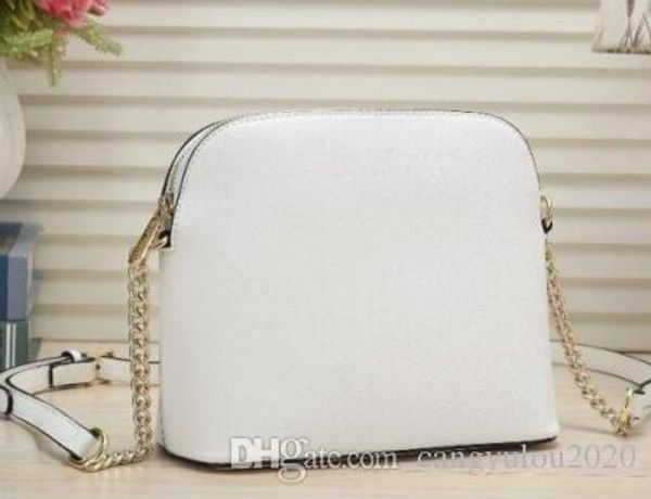 

selling fashion designer womens pu single shoulder bag white women chain belt shoulder bag lady's satchel mobile bags female shell