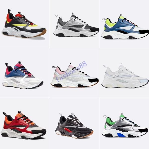 

black b22 sneakers calfskin trainers classical black men women flat canvas sneaker retro patchwork luxury casual sneaker wholesale