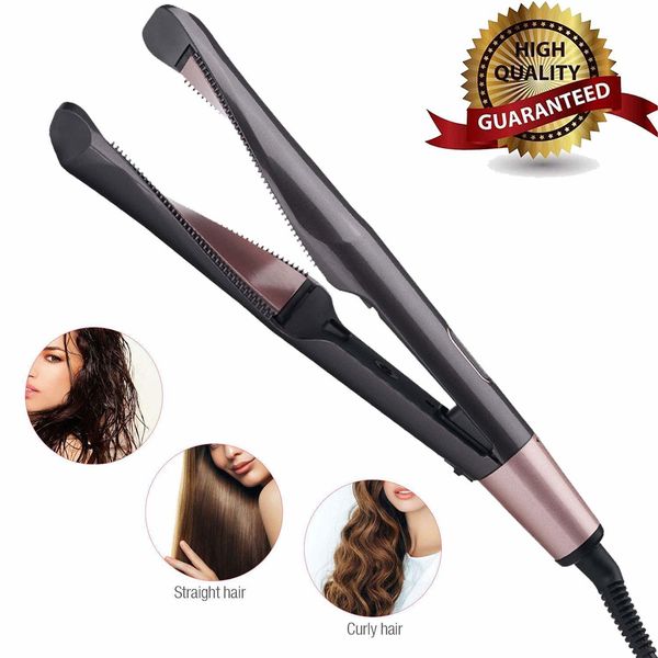 

new professional hair straightener curling iron 2 in 1 tourmaline ceramic twisted flat iron for all hair types hair curler