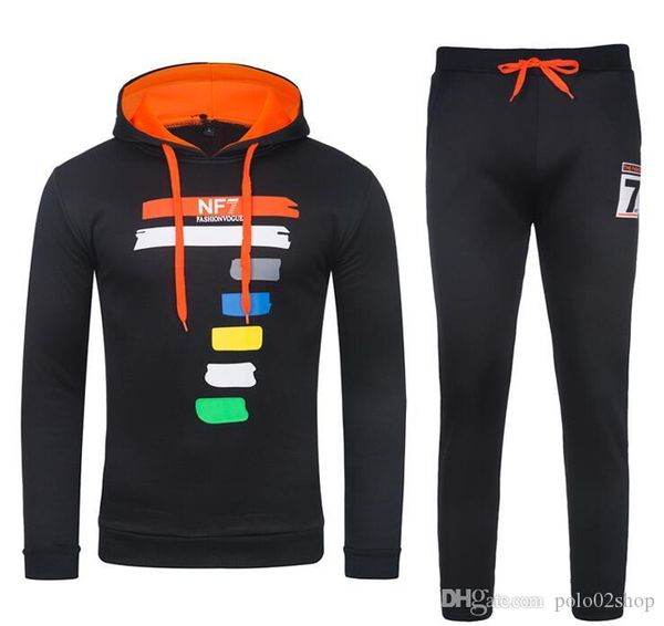 

новая мода толстовка толстовка мужчина / женщина толстовка толстовка + sweatpants костюмы осень зима флис с капюшоном пуловер, Gray