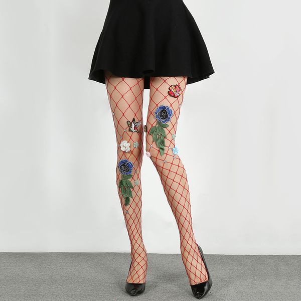 Сексуальные Speedmaster чулки Цветочные нижние носки на заказ Creative Creative Fishnet Чуды Puntyhose 2020 Европейский и американский