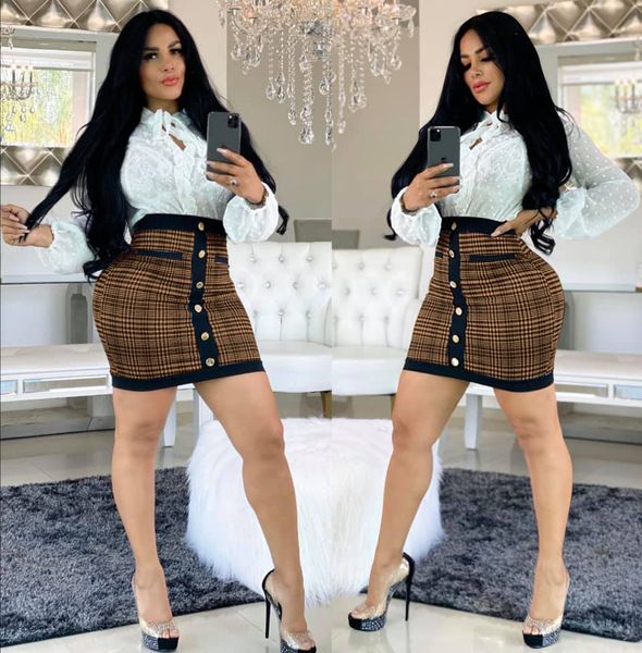 

женские высокая талия выше колена однобортных короткие мини-юбка, Black