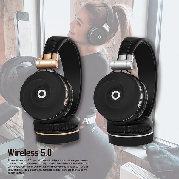 

mh9 wireless headphones bluetooth 5.0 headset foldable stereo gaming earphones for ipad mobile phone