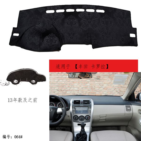 

tommia for corolla dashboard pad cover dash mat anti-sun velvet instrument