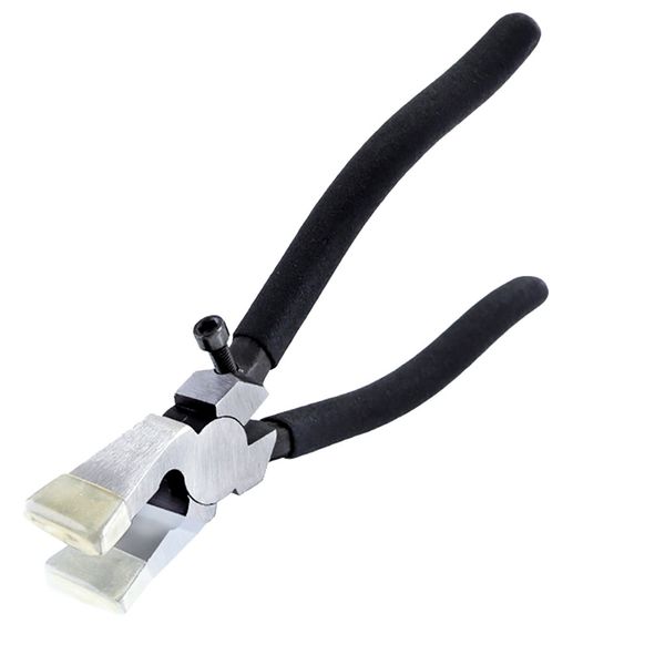 

glass breaking pliers with flat nozzle for glass stained mosaics pendiing with adjustable screw running plier hand tools
