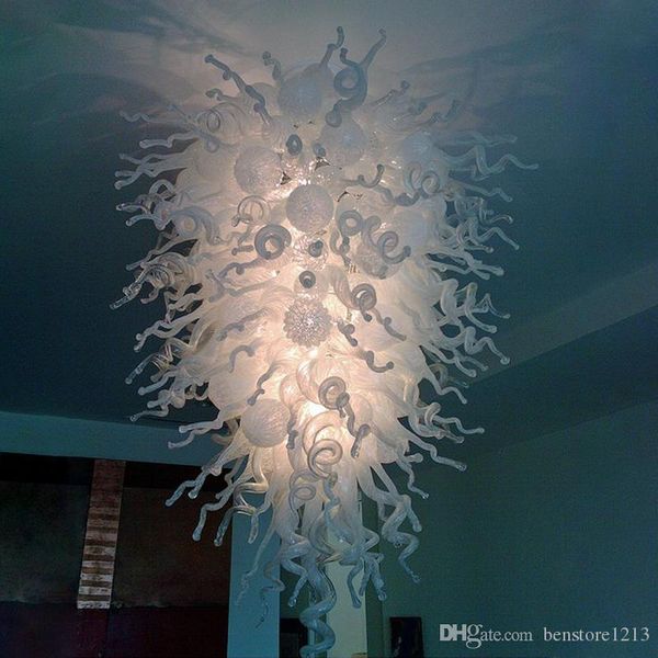 

modern ceiling chandelier led bulbs luxury white crystal chandelier hand blown glass ceiling lights for home