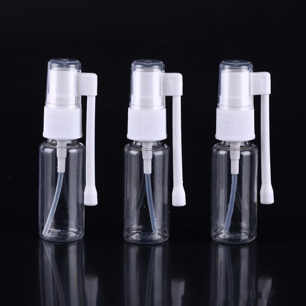 Klare PET-Sprühflaschen für ätherische Öle und Flüssigkeiten, 5 ml, 10 ml, 20 ml, 30 ml, mit um 360 Grad drehbarem Sprühkopf
