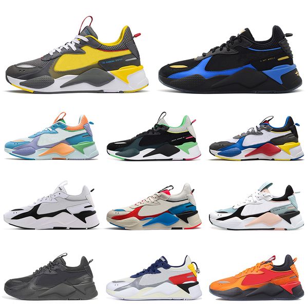 

новые rs-x reinvention chaussures мужчины женщины повседневная обувь тройной черный шмель фиолетовый бег тренер спорт кроссовки размер 36-45