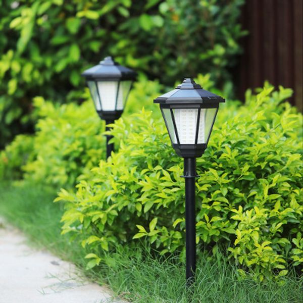 Led Garden Lamp Solar Powered Hexagonal Pathway Night Light Ip65 Led Garden Lamp Solar Powered Hexagonal