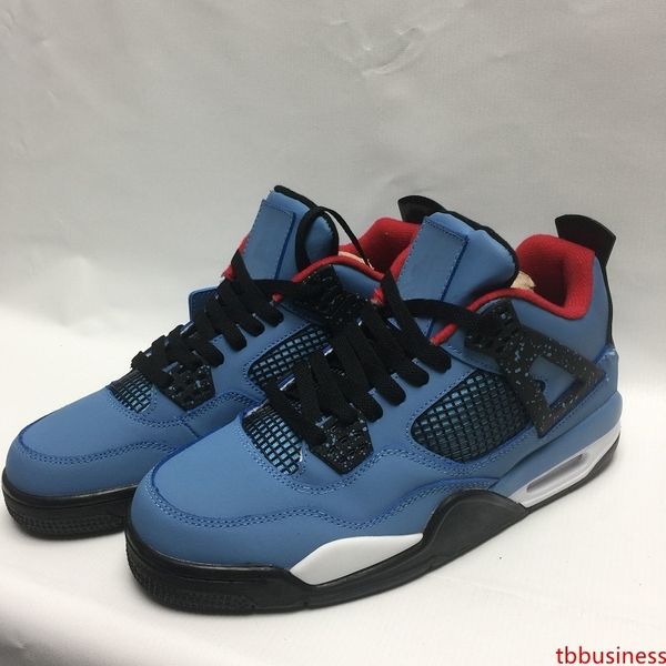 

new travis scotts x 4s mens basketball shoes cactus jack pure money white cement for men scotts trainers sports sneakers size 7-13