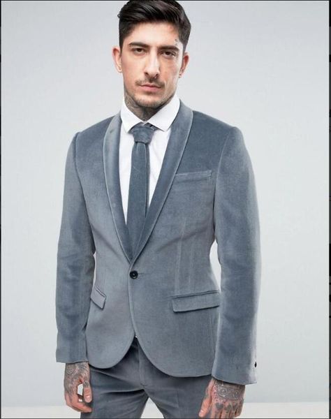 

custom made men suits shawl lapel groom tuxedos velvet men wedding groomsmen ( jacket+pants+tie ) e316, White;black