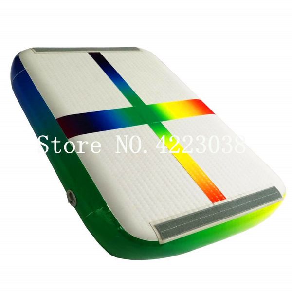 

0.6x1x0.2m rainbowgym mat inflatable gymnastics tumble track air block air board