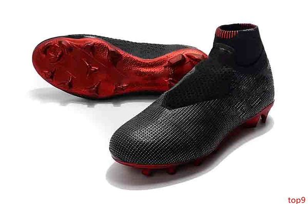 

горячий мужской phantom зрение elite df fg agsoccer бутсы для мужчин футбол обуви mens черного laceless phantom всн ag голеностопного бутсы