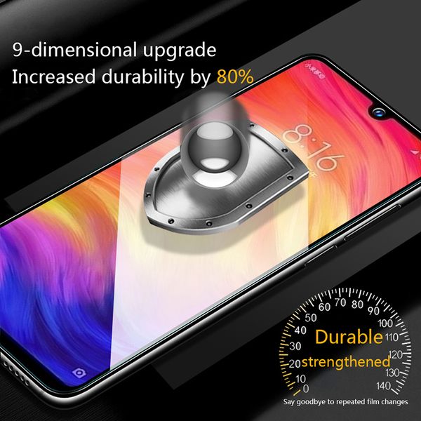 

9d the complete coverage of thermal zone glass for xiaomi redmi 7 pro 7a 6-5 plus 5a 4x4a shielding film