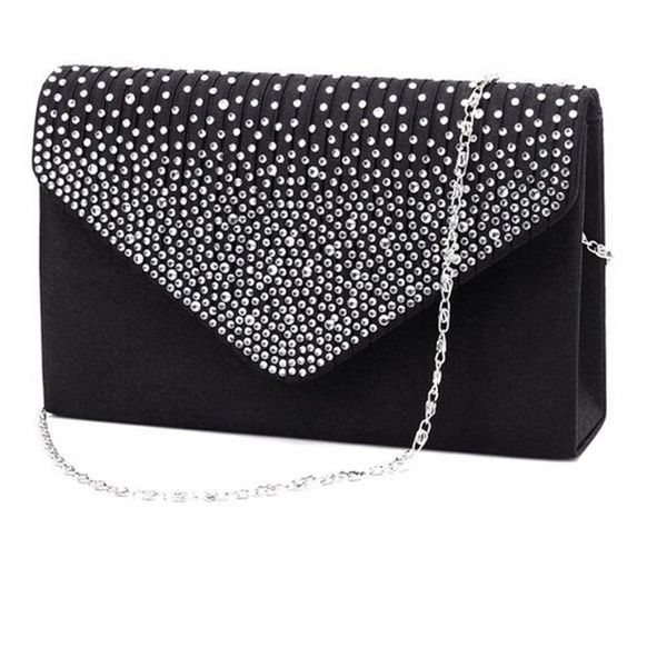 

ladies sequin large evening satin bridal diamante ladies clutch bag party prom envelope shoulder crossbody bags bolsa feminina
