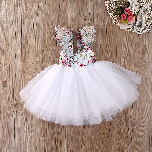 

new summer baby girl dress flower girls party princess dresses, Red;yellow
