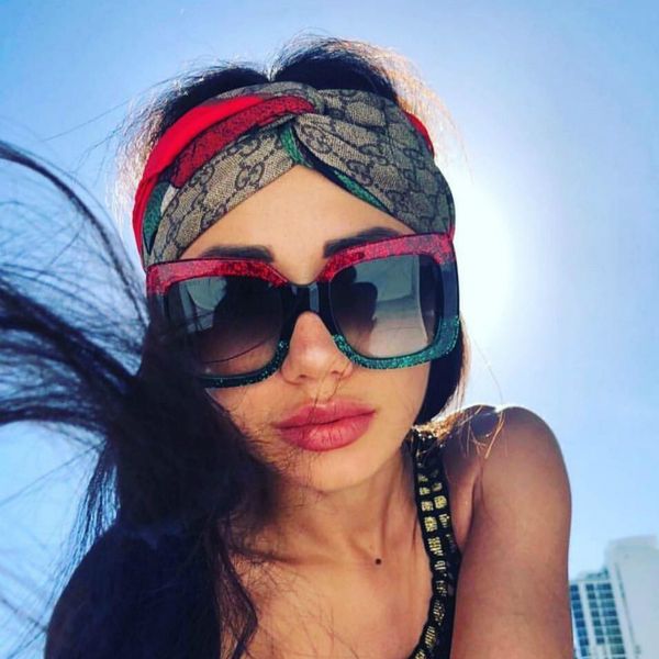 

fashion big square sunglasses classic women vintage brand sun glasses men red green eyewear uv400, White;black