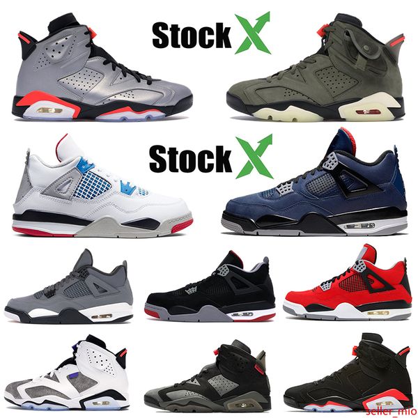 

4 4s men basketball shoes cool grey fiba bred what the reflect silver jumpman 6 6s black infrared mens designer shoes trainers sneakers