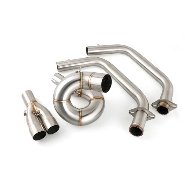 

for ninja650 z650 motorcycle exhaust head system pipe muffler header middle link escape z650 ninja 650 2017 2018