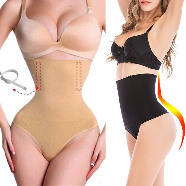 

body shapers women shaper body control panties slimming high waist control thong butt lifter shapewear slim women corset waist trainer, Black;white