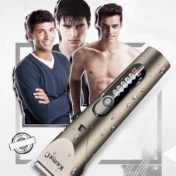 

кеме 1627 триммер волос km-1627 электрические машинки для стрижки волос lcd большой емкости перезаряжаемые триммер для бороды newclipper rbx