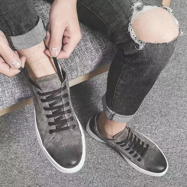 

real leather fabric of science and technologyhigh designer shoes mens womens casual shoes z183, Black