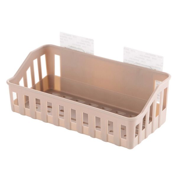 

kitchen bathroom storage shelf hanging rack corner basket holder organizer wall-mounted storage basket household organization