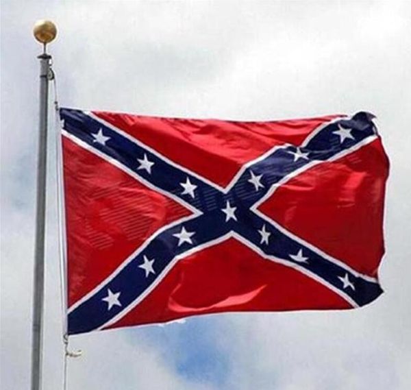

Two ide printed flag confederate rebel civil war flag national polye ter flag 5 x 3ft 50pc hipping