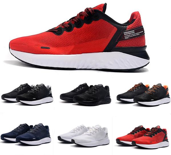 

2019 mens legend react 3 running shoes for men designer sneakers trainers run fearless element undercover des chaussures homme zapatos, White;red