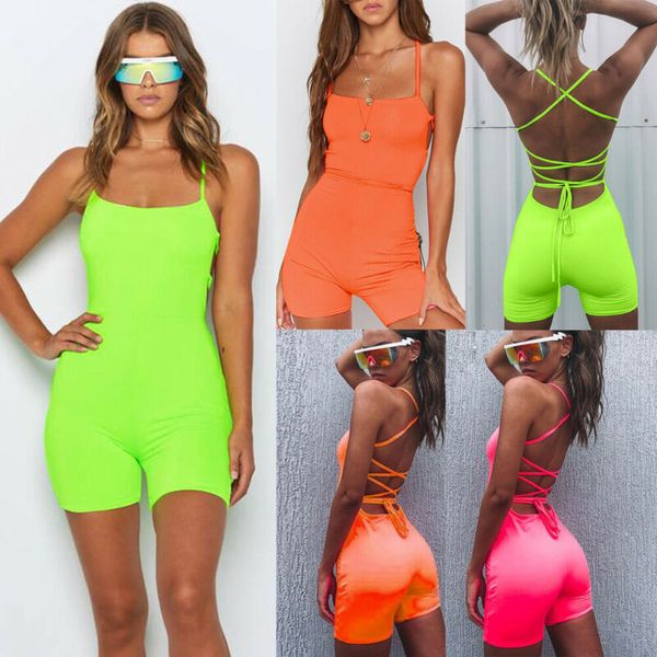 

women's tracksuit yoga playsuit high waist gym push up slim sport stretch backless running sportswear soft jumpsuit hot, Black;blue
